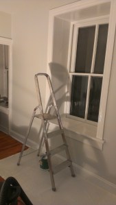 OLL living room window paint