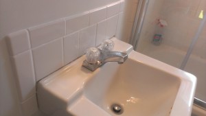 OLL stone house backsplash grouted